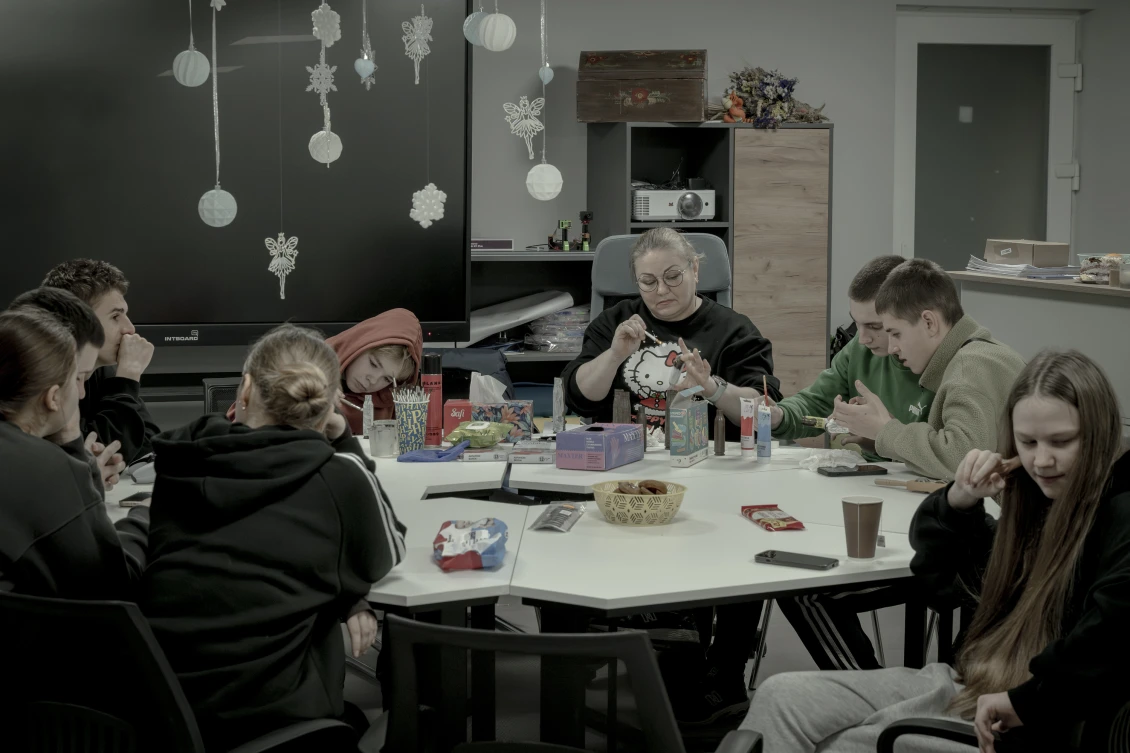 Group work with children in Mykolaiv Oblast