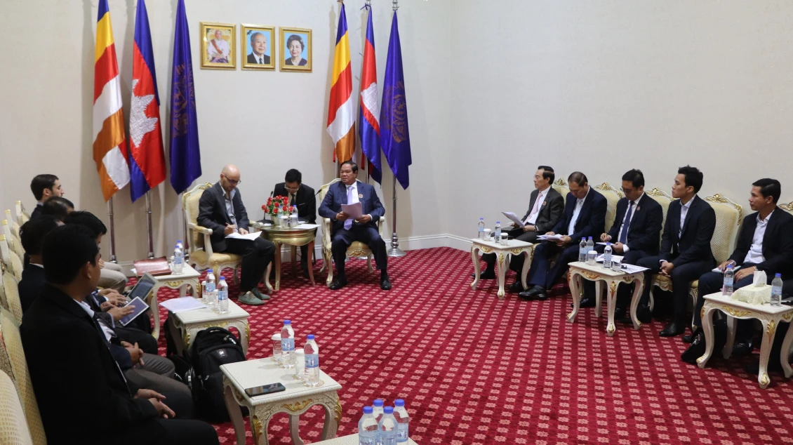 PIN Cambodia mission representatives met with NCDM officials