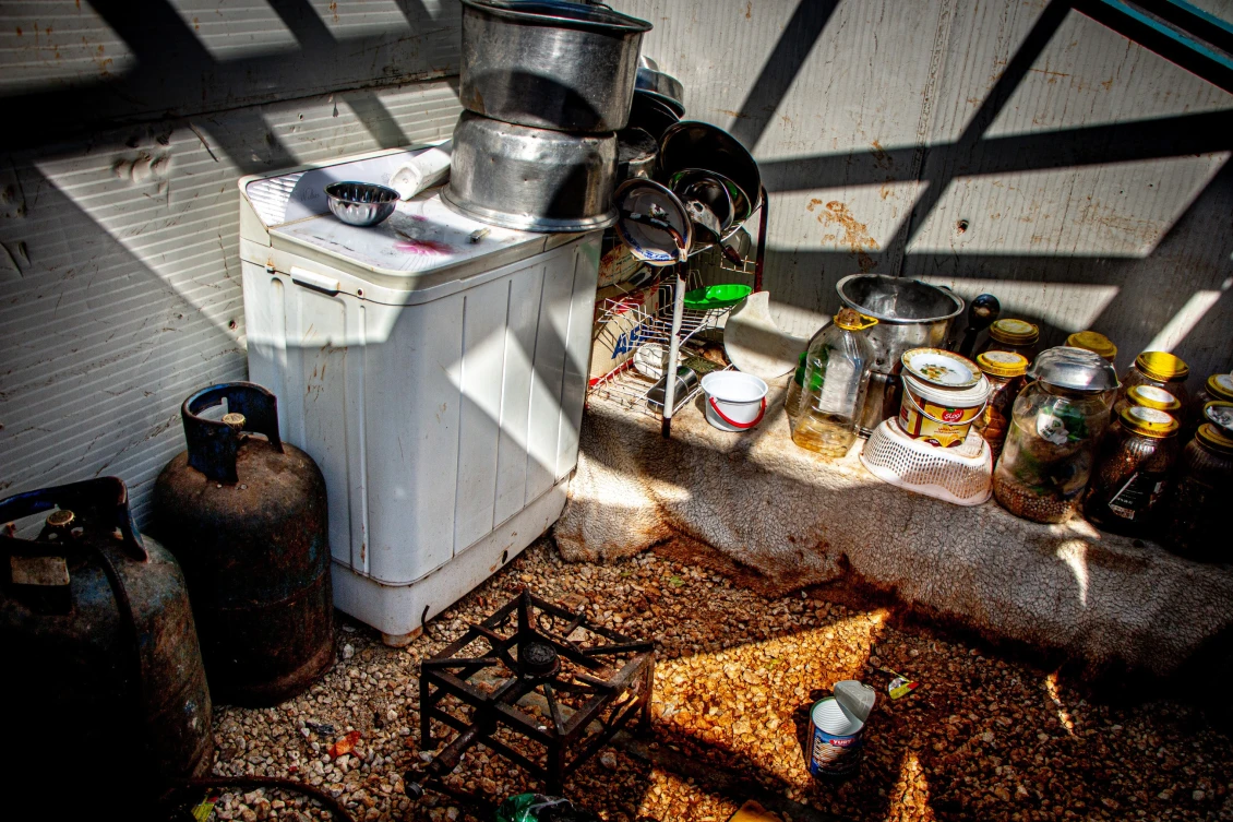 The last kitchen? Khairo and his family have moved five times in seven years. They don’t want to move a sixth.