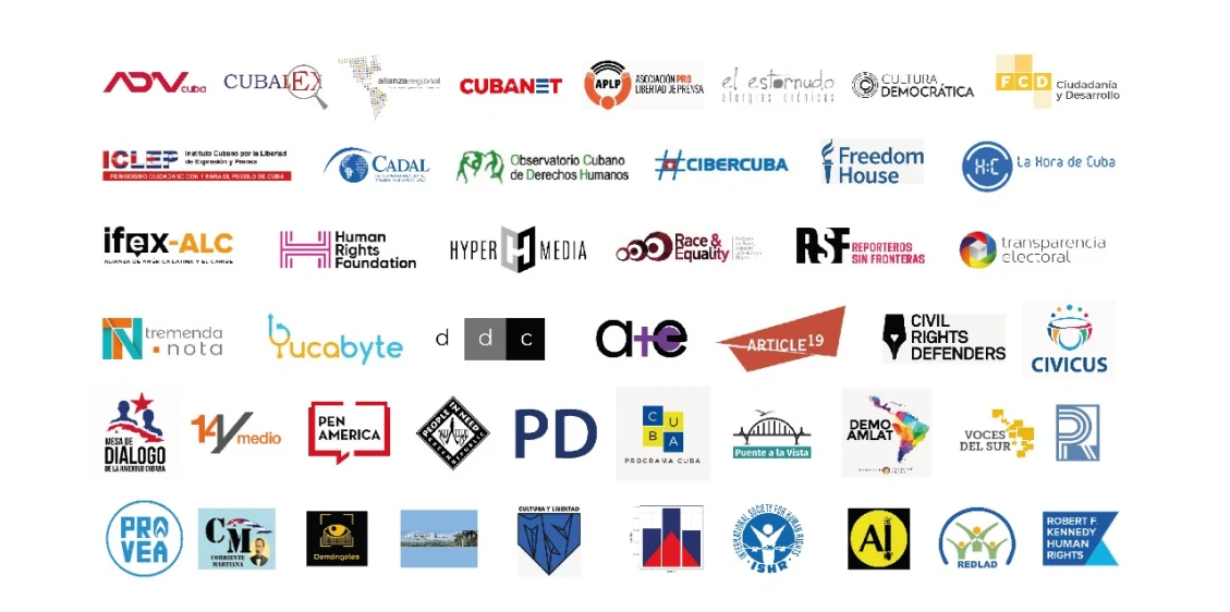 Logos of undersigned civil society organizations